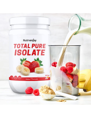 Total Pure Isolate Fresa y Plátano 600 g.