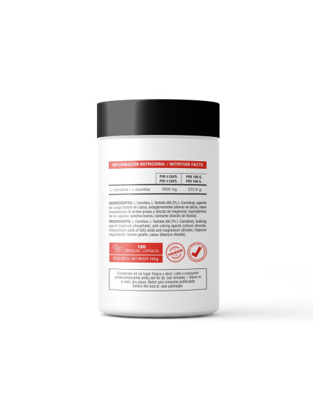Carnitine 120 caps.
