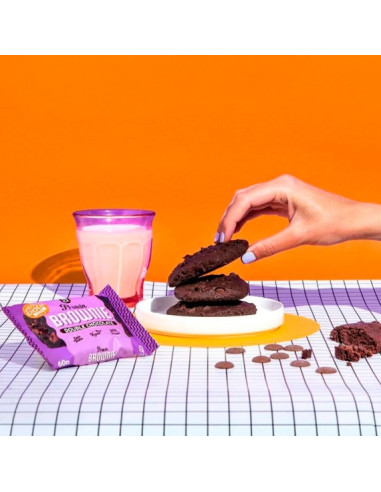 Protein Brownie Doble Chocolate 60g.