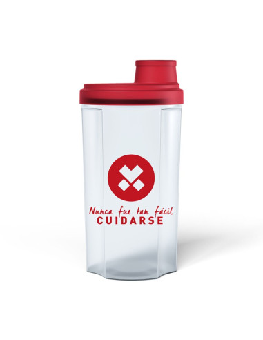 Shaker Blanco y Rojo - Vitamins Protein
