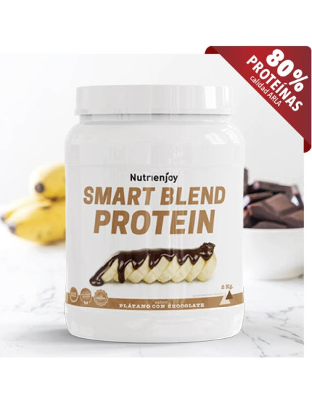 Smart Blend Protein Plátano con Chocolate 2Kg