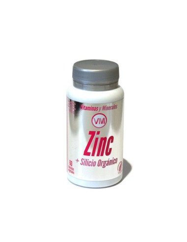 Zinc + Silicio 60caps.