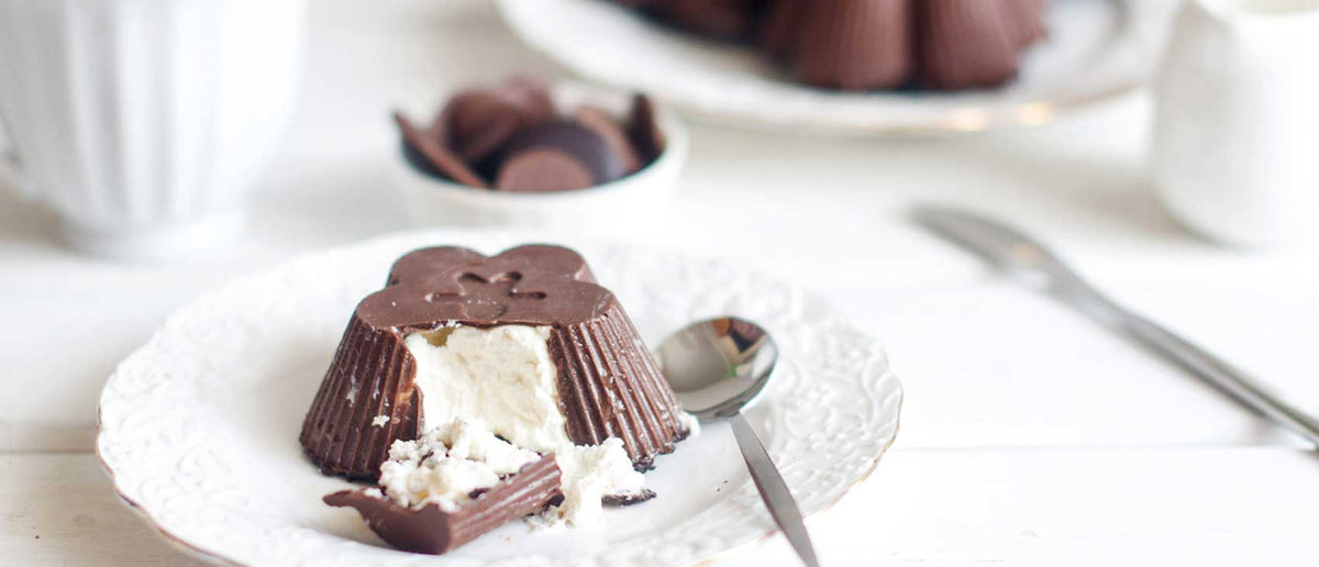Bombones helados fit de chocolate blanco