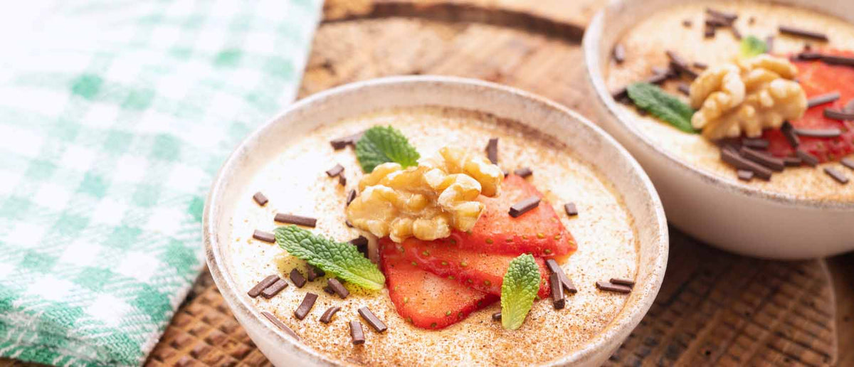 Flan de huevo saludable, casero y sin azúcares añadidos