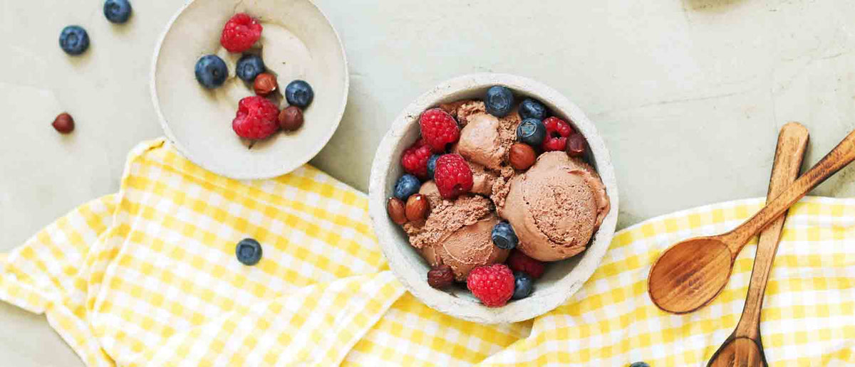 Helado proteico de chocolate joy, ¡equípate para el verano!