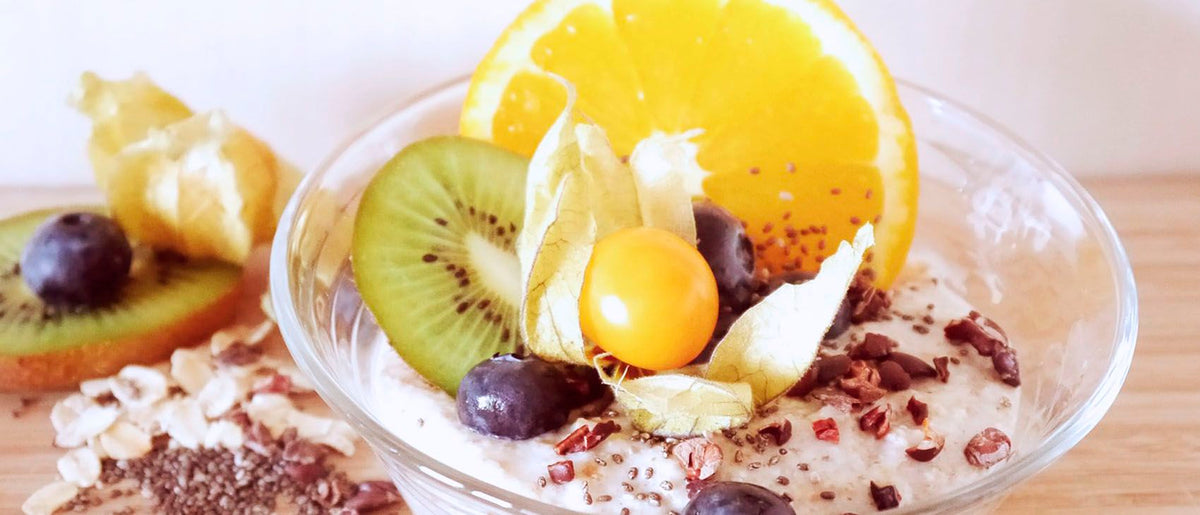 Porridge proteico de chocolate y canela