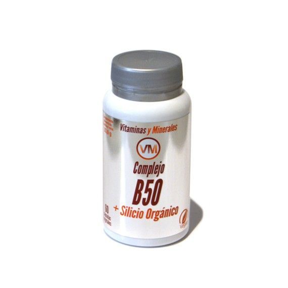 Complejo B-50 + Silicio 60caps.