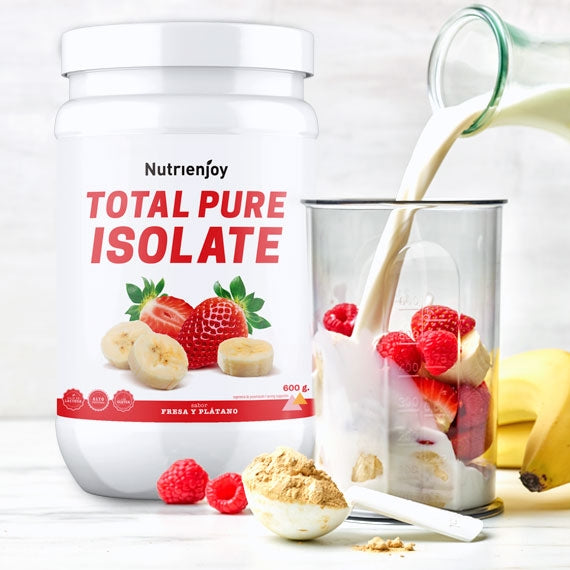Total Pure Isolate Fresa y Plátano 600 g.