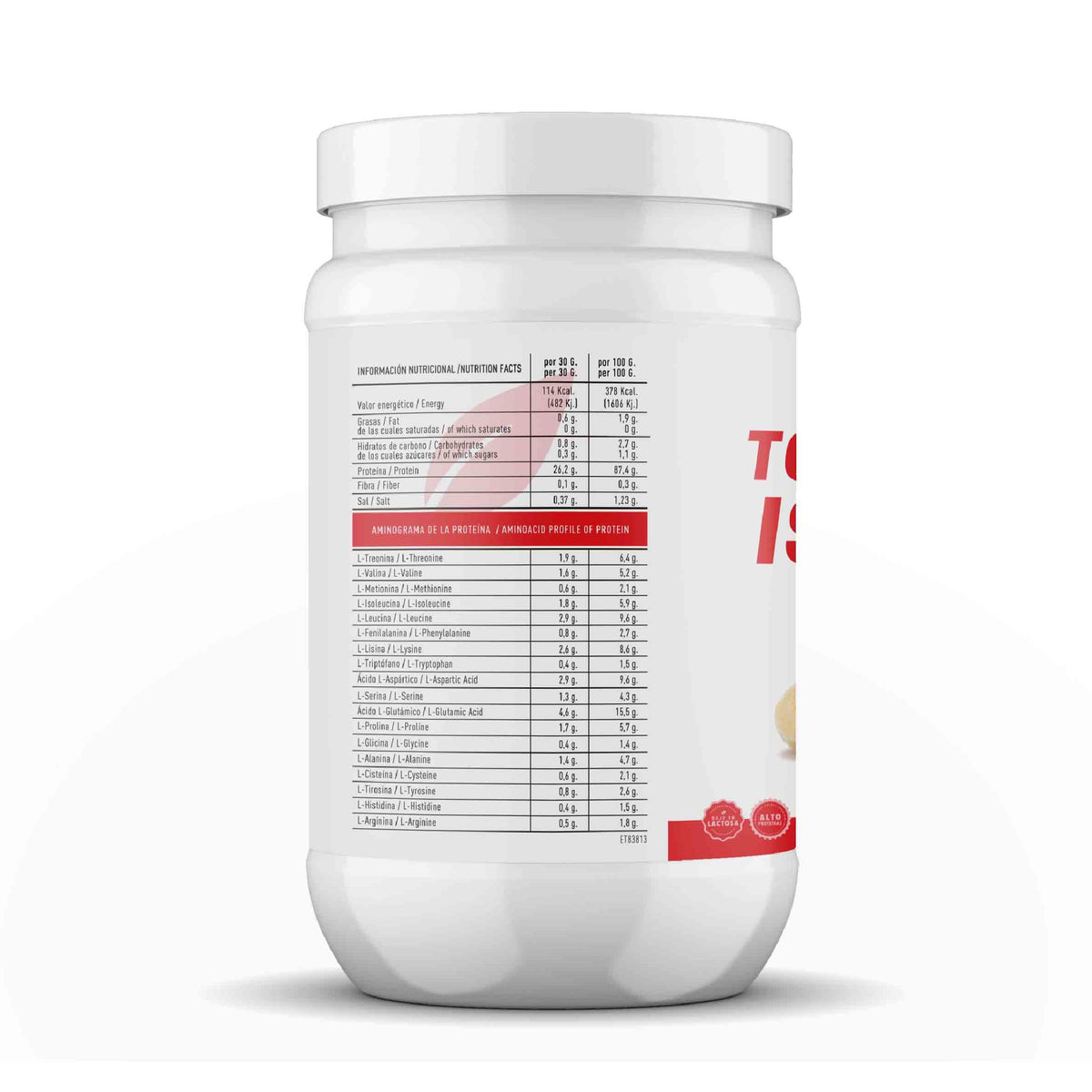 Total Pure Isolate Fresa y Plátano 600 g.