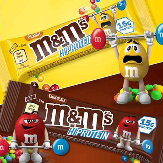 Barrita M&Ms Hi Protein 51g.
