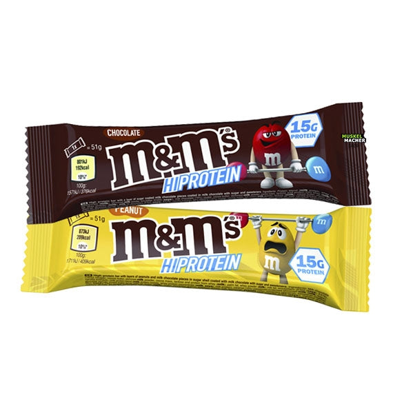Barrita M&Ms Hi Protein 51g.