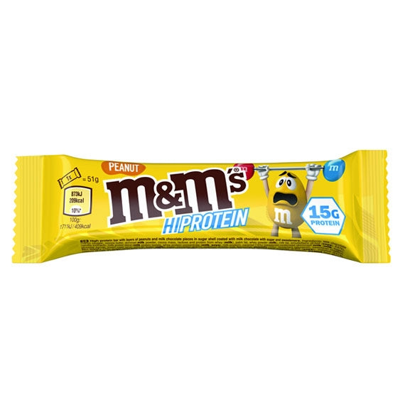 Barrita M&Ms Hi Protein 51g.