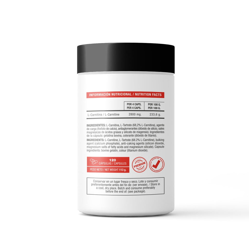 Carnitine 120 caps.