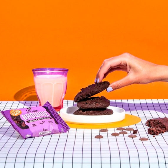 Protein Brownie Doble Chocolate 60g.